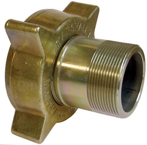 Brass hose nipple female fittings BSPT for transfer water, oil, gas