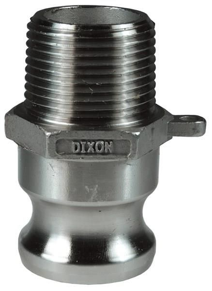 200-F-SS - Cam & Groove Type F Adapter x Male NPT - Boss-Lock