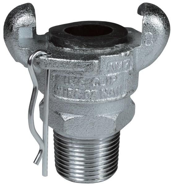 Dixon GAM0 Plated Steel Global Air Hose Fitting King Universal Coupling with Blank End 