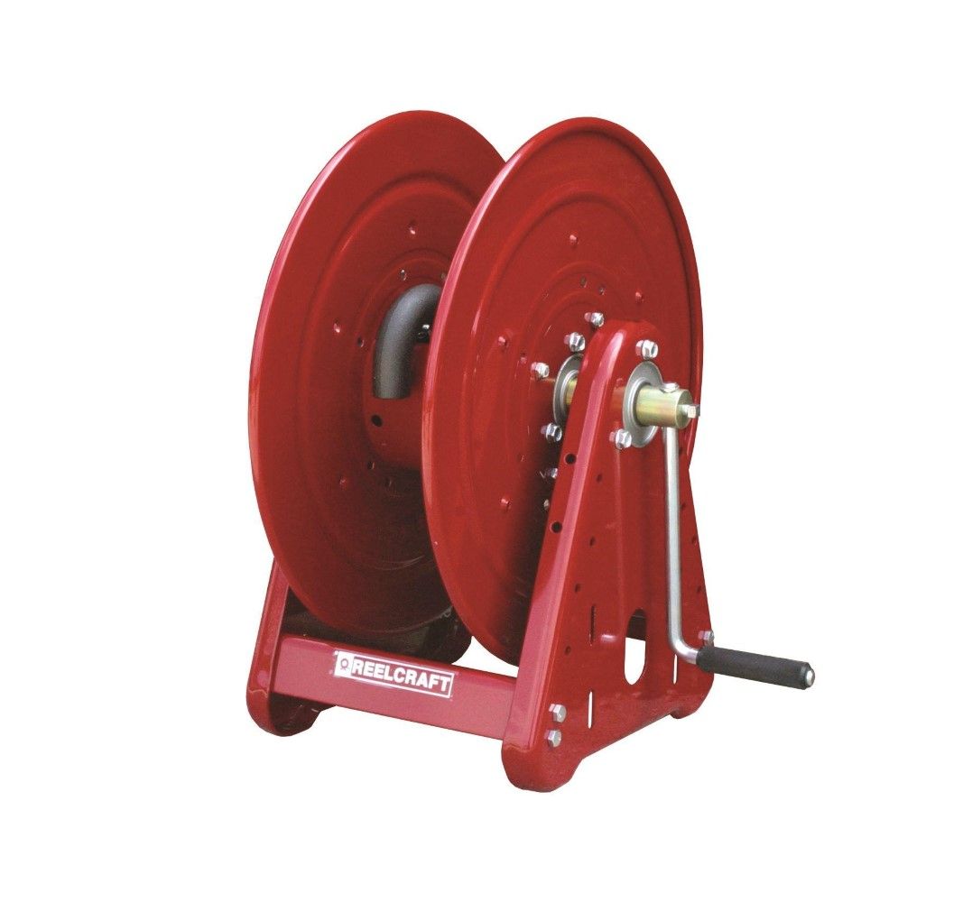 Reelcraft 7850 OLP Heavy Duty Air/Water Retractable Hose Reel - 50Ft,  300PSI - ME Campbell Co