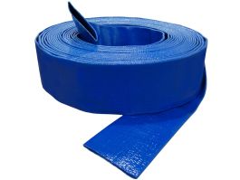 3" Layflat 76mm Layflat PVC Lay flat Blue Water Delivery Hose 