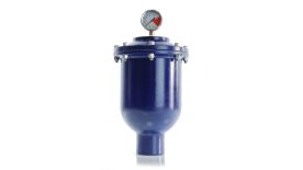 Blacoh A2520T, Pulsation Dampener, Sentry I, 175 in³, 2" FNPT, 150 PSI, Stainless Steel, PTFE