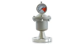 Blacoh CTS1120ND-5, Pulsation Dampener, Sentry III, 4 in³, 1/2" FNPT, 1000 PSI, Stainless Steel, EPDM