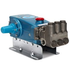 CAT 1051.0110 Plunger Pump, 10.0 GPM, 3/4" Inlet, 1/2" Discharge, 2200 PSI, Stainless Steel, Belt Drive