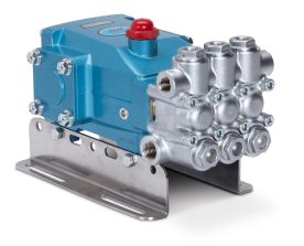 CAT 5CP2140WCS Plunger Pump, 4 GPM, 1/2" Inlet, 3/8" Discharge, 2500 PSI, Brass, Belt Drive