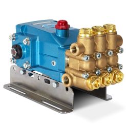 CAT 5CP3105CSS.3400, High Temperature Plunger Pump, 2.5 GPM, 1/2" Inlet, 3/8" Discharge, 3500 PSI, Brass, Belt Drive