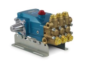 CAT 5CP3120.3400, High Temperature Plunger Pump, 4.5 GPM, 1/2" Inlet, 3/8" Discharge, 3500 PSI, Brass, Belt Drive