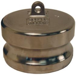 Dixon 100-DP-SS, Boss-Lock™ Cam & Groove Type DP Dust Plug, 1", 316 Stainless Steel