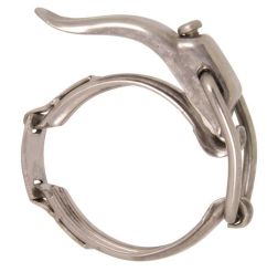 Dixon 13MHLA100-150, Toggle Sanitary Clamp, 1"-1-1/2" Tube OD, 304 Stainless Steel