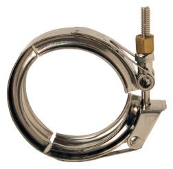 Dixon 13MO100-150, T-Bolt Sanitary Clamp, 1"-1-1/2" Tube OD, 304 Stainless Steel