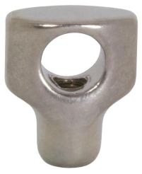 Dixon 13WNXM Stainless Steel 5/16"-18 Mini Cross Hole Wing Nut for 1/2" to 3/4" Clamps
