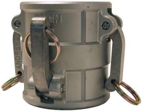 Dixon 150-DD-SS, Cam & Groove Spool Coupler, 1-1/2", 316 Stainless Steel, 250 PSI, Buna-N