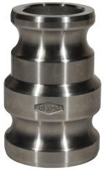 Dixon 1520-AA-SS, Cam & Groove Spool Adapter, 1-1/2" x 2", 316 Stainless Steel, 250 PSI