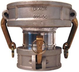 Dixon 200-DD-AL, Cam & Groove Spool Coupler, 2", Aluminum, 250 PSI, Buna-N