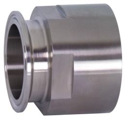 Dixon 22MP-R10050, Female NPT Clamp Adapter, 1" Tube OD, 316L Stainless Steel