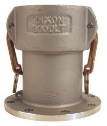 Dixon 300-DLT-AL, Cam & Groove Coupler x TTMA Flange, 3", Aluminum, 125 PSI