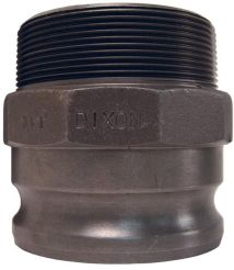 Dixon 300-F-MI, Boss-Lock™ Cam & Groove Type F Adapter x Male NPT, 3", Iron, 125 PSI
