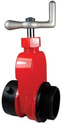 Dixon AHGV250F-I, Global Aluminum Hydrant Gate Valve with Speed Handle, 2-1/2" Female NST (NH) x 2-1/2" Male" NST (NH), 175 PSI