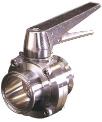 Dixon B5107E200CC-C, B5107 Series Butterfly Valve with Trigger Handle Clamp End, 2", EPDM Seat, 316L Stainless Steel