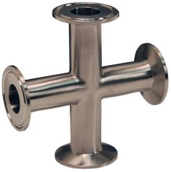 Dixon B9MP-R100, Clamp Cross, 1" Tube OD, 316L Stainless Steel