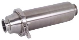 Dixon BSCCQ1-R100, Short In-line Filter/Strainer, 1", 316L Stainless Steel
