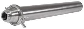 Dixon BSCCQ2-R150, Long In-line Filter/Strainer, 1-1/2", 316L Stainless Steel