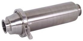 Dixon BSCCS1-R250, Short In-line Filter/Strainer, 2-1/2", 316L Stainless Steel