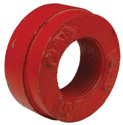Dixon EC602, ANSI Cap with Tapped Outlet, Series EC, 6" Nominal Size, 2" Outlet, Ductile Iron