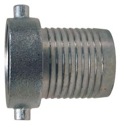Dixon FCSM150, King™ Short Shank Suction Female Coupling, 1-1/2" NPSM Thread, Plated Steel