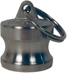 Dixon G100-DP-SS, Global Cam & Groove Type DP Dust Plug, 1", 316 Stainless Steel
