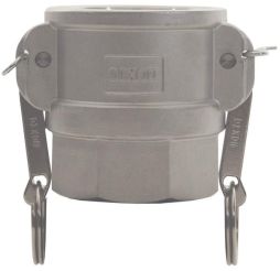 Dixon G125-D-SS, Global Cam & Groove Type D Coupler x Female NPT, 1-1/4", 316 Stainless Steel, 250 PSI, Buna-N