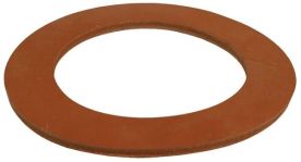 Dixon G9, Cam & Groove Railroad Tank Car Gaskets, Leather, 5" Size, 3-1/2" ID, 5-1/4" OD, 3/16" Thickness