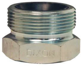 Dixon GBC, Boss™ Ground Joint Female Spud, 1/4" NPT, Plated Steel, Copper Seat