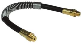 Dixon GWH0800S, Grease Whip Hose Assembly with Strain Relief Spring, 1/8"-27 , 8" Length