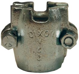 Dixon HD1-3, Hydraulic Hose Clamp For 1 Wire Hose, 3/8" Hose ID, 48/64"-50/64" Hose OD, Plated Iron