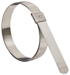 Dixon K20, Universal Preformed Band Clamp K Series, 5" Clamp ID, 5/8" Width, .031" Thickness, Galvanized Steel