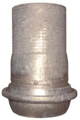 Dixon MC21110ST100, Type A Male with Machined Hose Shank, 10", Galvanized Steel