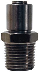 Dixon MPS-04-02, Nominal Rigid Male Pipe Fitting, 1/8" Thread, Dash 4, 304 Stainless Steel