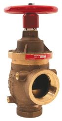 Dixon NAPRAVGFT250-85, Factory Set Pressure Reducing Angle Valve Grooved x Female, 2-1/2" Grooved x 2-1/2" Female NPT, 400 PSI, Brass