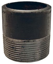 Dixon PN1000, NPT Threaded One End Pipe Fitting, 1", 2" Length, Carbon Steel