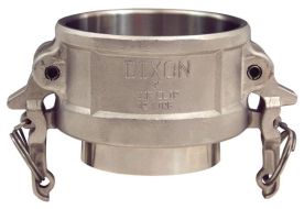 Dixon RC100BT, Boss-Lock™ Cam & Groove Coupler x Butt Weld to Tube End, 1", 316 Stainless Steel