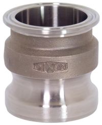 Dixon RC150SE, Cam & Groove Coupler x Clamp End, 1-1/2", 316 Stainless Steel