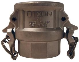 Dixon RD050BL, Boss-Lock™ Cam & Groove Type D Coupler x Female NPT, 3/4" x 1/2", 316 Stainless Steel, 150 PSI, Buna-N