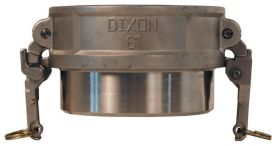 Dixon RDWBPST075EZ, EZ Boss-Lock™ Cam & Groove Coupler Butt Weld to Schedule 40 Pipe/Socket Weld to Nominal Tubing, 3/4", 316 Stainless Steel, 250 PSI