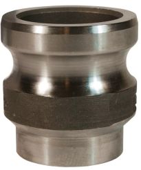 Dixon RE100BT, Cam & Groove Adapter x Butt Weld to Tube End, 1", 316 Stainless Steel