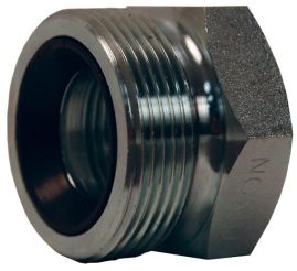 Dixon RGB23, Boss™ Ground Joint Female Spud, 1-1/2" NPT, 316 Stainless Steel, Polymer Seat