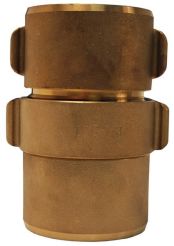 Dixon RS25281, Expansion Ring Coupling for Single Jacket Hose, 2-1/2" Hose, Brass