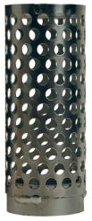 Dixon RSS20, Long Thin Round Hole Strainer, 1-1/2" NPSM, Zinc Plated Steel