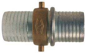 Dixon SB111, King™ Short Shank Suction Complete Coupling, 3" NPSM, Plated Iron