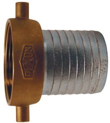 Dixon SB32N, King™ Short Shank Suction Female Coupling, 2-1/2" NST (NH) Thread, Plated Iron